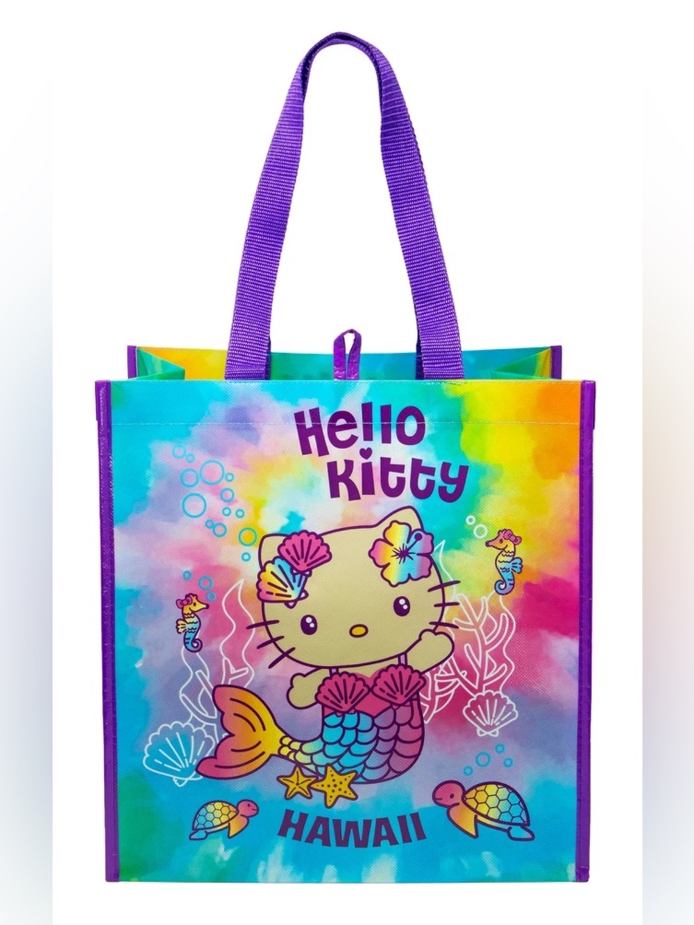 Hello Kitty Hawaii Local Reusable Bag Tote Mermaid Sanrio New NWT